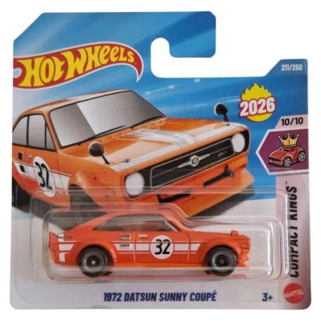 Hot Wheels Comapct Kings kisautó 10/10 - 1972 Datsun Sunny Coupé 211/250 (1:64)