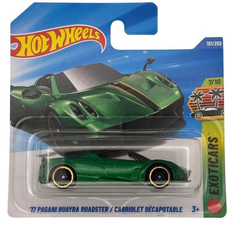 Hot Wheels Exoticars 7/10 kisautó - '17 Pagani Huayra Roadster 101/250 (1:64)