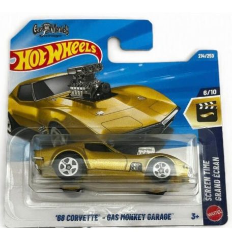 Hot Wheels Screen Time Grand Écran 6/10 kisautó - '68 Corvette-Gas Monkey Garage 214/250 (1:64)
