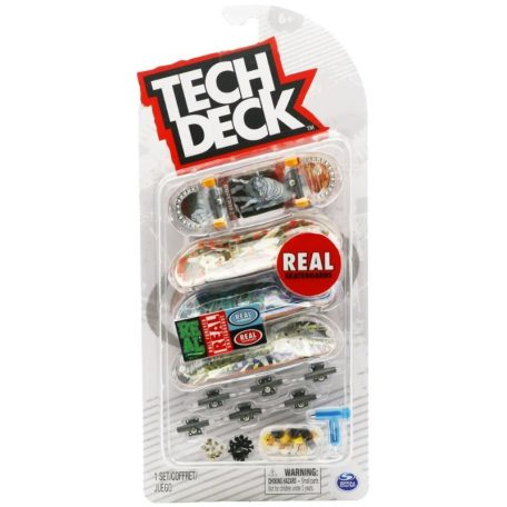 Tech Deck - 4-es csomag - Real Skateboards