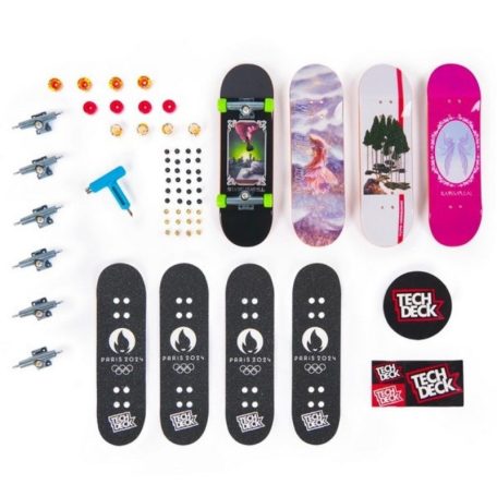 Tech Deck Olimpiai játékok Párizs 2024 - 4 db-os ujjgördeszka szett - Shane O'Neill