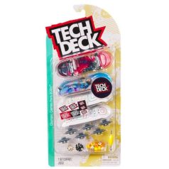   Tech Deck Olimpiai Játékok Párizs 2024 – 4-es csomag ujjgördeszka szett Felipe Gustavo és Aurelien Giraud