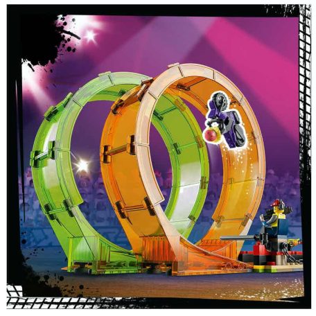 LEGO City 60339 Stuntz: Kaszkadőr aréna dupla hurokkal