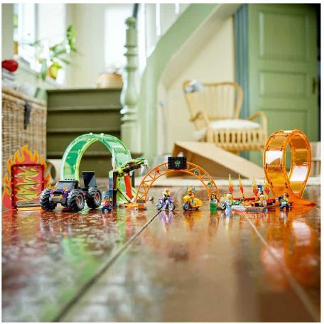 LEGO City 60339 Stuntz: Kaszkadőr aréna dupla hurokkal