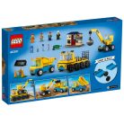 LEGO City 60391 Építőipari teherautók és bontógolyós daru