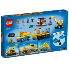   LEGO City 60391 Építőipari teherautók és bontógolyós daru