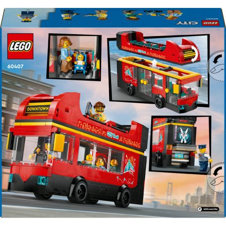 LEGO City 60407 Piros emeletes turistabusz