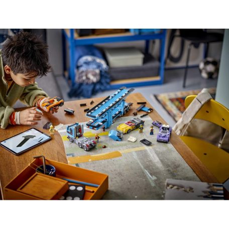 LEGO City 60408 Autószállító kamion sportautókkal