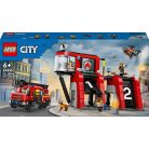 LEGO City Fire 60414 Tűzoltóállomás és tűzoltóautó