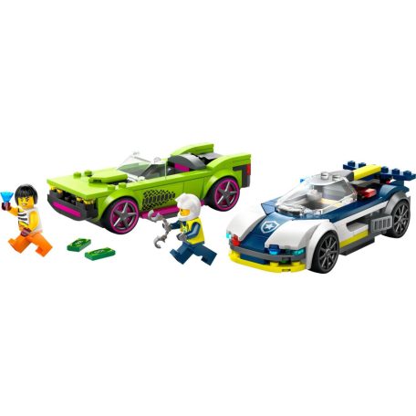 LEGO City Police 60415 Rendőrautó és sportkocsi hajsza