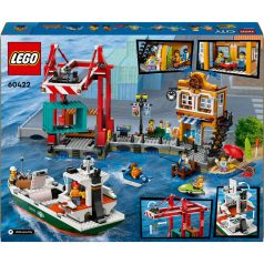   LEGO City 60422 Tengerparti kikötő teherszállító hajóval