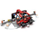 LEGO City Forma 1 60443 F1-es boxutca és személyzet, Ferrari autóval