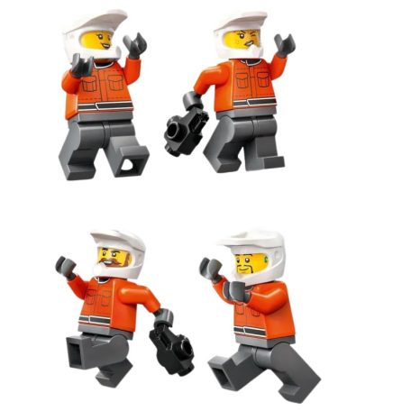 LEGO City Forma 1 60443 F1-es boxutca és személyzet, Ferrari autóval