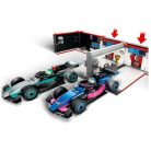 LEGO City Forma 1 60444 F1-es garázs, Mercedes-AMG és Alpine autók