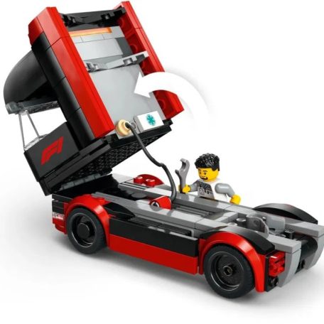 LEGO City Forma 1 60445 F1-es kamion, RB20 és AMR24 F1-es autókkal