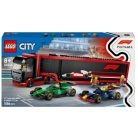 LEGO City Forma 1 60445 F1-es kamion, RB20 és AMR24 F1-es autókkal