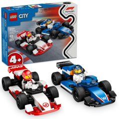   LEGO City Forma 1 60464 F1-es Williams Racing és Haas F1 versenyautók