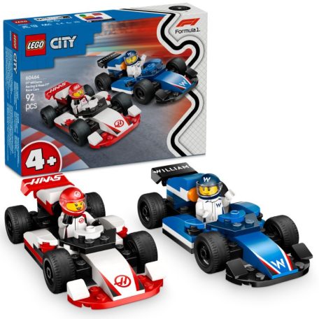 LEGO City Forma 1 60464 F1-es Williams Racing és Haas F1 versenyautók