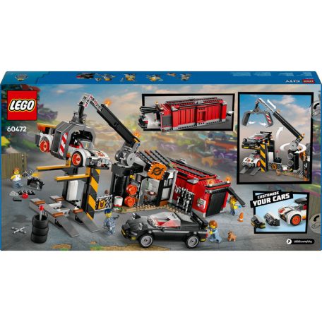 LEGO My City 60472 Roncstelep autókkal