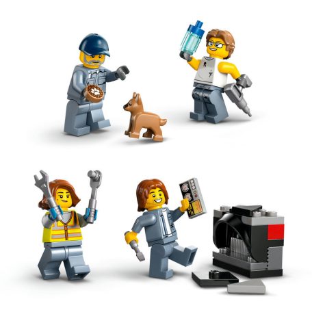 LEGO My City 60472 Roncstelep autókkal