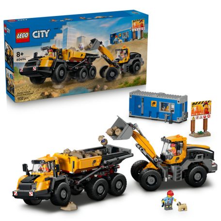 LEGO City Big Vehicles 60494 Homlokrakodó és billenőplatós teherautó
