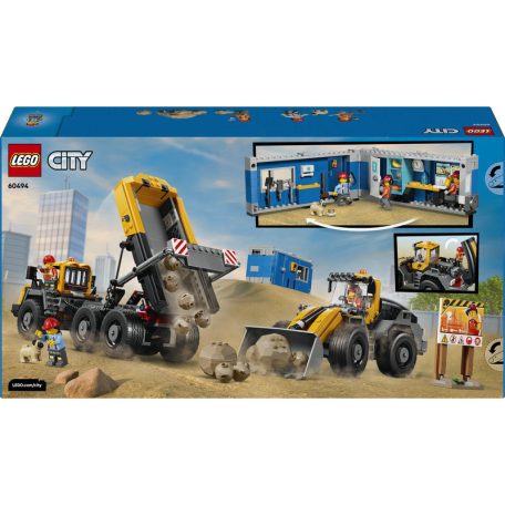 LEGO City Big Vehicles 60494 Homlokrakodó és billenőplatós teherautó