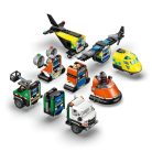LEGO City Great Vehicles 60505 Repülőgép, emelőkosaras kocsi és légpárnás jármű remix