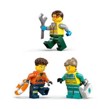 LEGO City Great Vehicles 60505 Repülőgép, emelőkosaras kocsi és légpárnás jármű remix