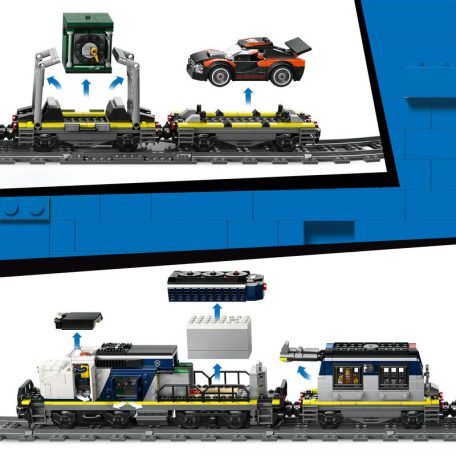 LEGO City Trains 60508 Rablás a rendőrségi vonaton