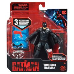   DC Comics Batman, a mozifilm - Wingsuit Batman játékfigura 3 kiegészítővel és titkos kártyával (10 cm)