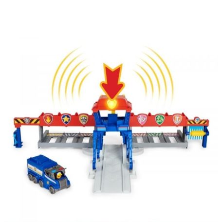 Mancs Őrjárat Big Truck Pups - Mentőkamion parkoló játékszett