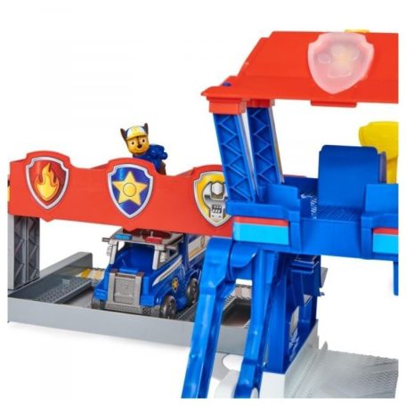 Mancs Őrjárat Big Truck Pups - Mentőkamion parkoló játékszett