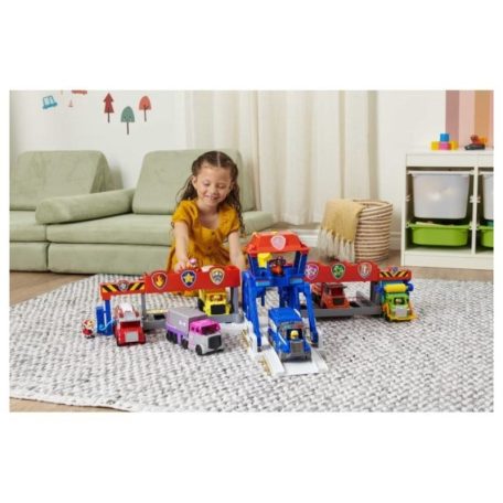 Mancs Őrjárat Big Truck Pups - Mentőkamion parkoló játékszett