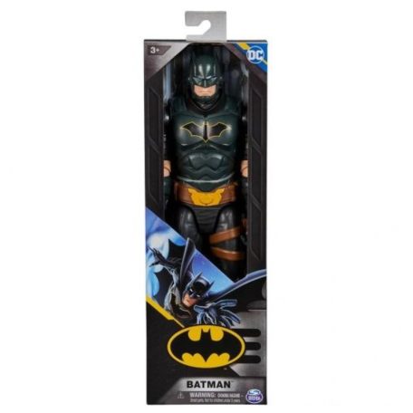 DC játékfigura - Batman fekete ruhában barna övvel