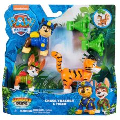   Mancs Őrjárat - Dzsungel Chase, Tracker és tigris figuracsomag
