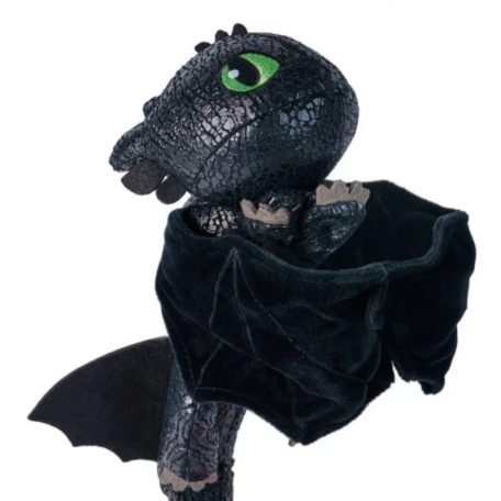 Így neveld a sárkányodat - Karra csatolható Fogatlan plüss figura (30 cm)