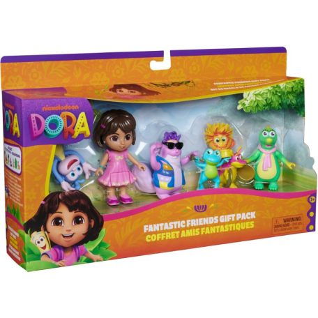 Dóra, a felfedező - Fantastic Friends figurák ajándék csomag