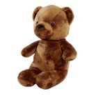 Nicotoy plüss figura - Sötétbarna mackó (30 cm)