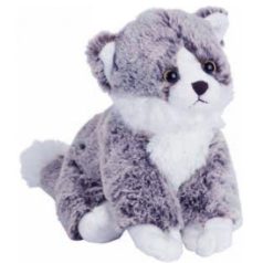 Nicotoy plüss figura - Macska szürke színben (25 cm)
