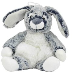   Nicotoy plüss figura - Pihe-puha nyúl szürke színben (20 cm)