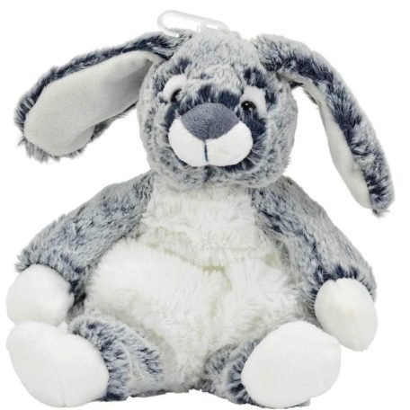 Nicotoy plüss figura - Pihe-puha nyúl szürke színben (20 cm)
