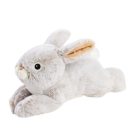 Nicotoy plüss fekvő szürkés barna nyuszi (30 cm)