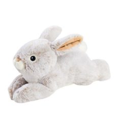 Nicotoy plüss fekvő szürkés barna nyuszi (30 cm)