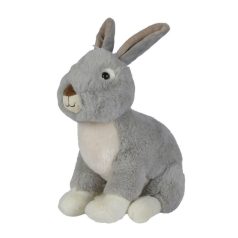 Nicotoy plüss figura - Nyuszi szürke színben (18 cm)