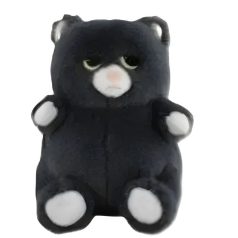 Nicotoy Kawai plüss állat - Szürke macska (20 cm)