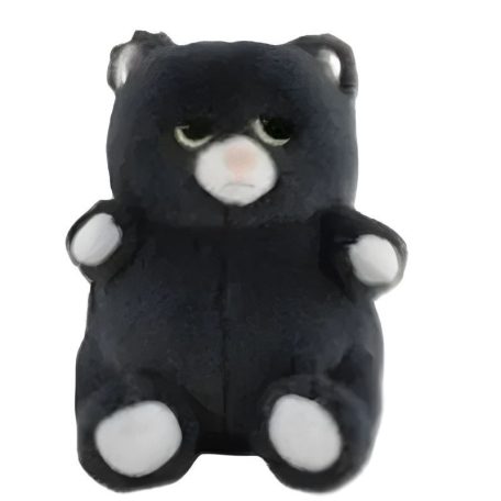 Nicotoy Kawai plüss állat - Szürke macska (20 cm)