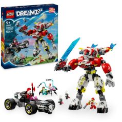   LEGO DREAMZzz 71497 Cooper tigrisrobotja és Zero hot rodautója