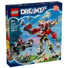 LEGO DREAMZzz 71497 Cooper tigrisrobotja és Zero hot rodautója