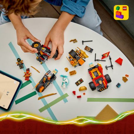 LEGO Ninjago 71864 Kai és Cole kombinálható járművei