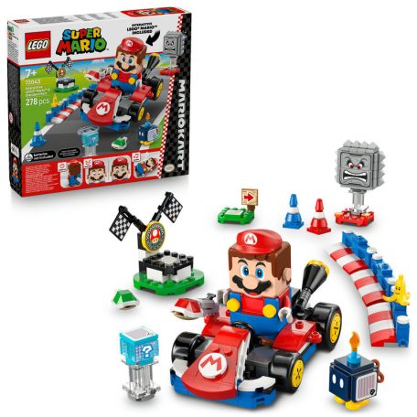LEGO Super Mario 72043 Mario Kart - Interaktív LEGO Mario és Standard Kart